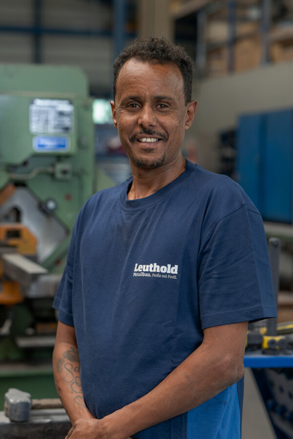 Leuthold Metallbau Team Berhe Temesgen